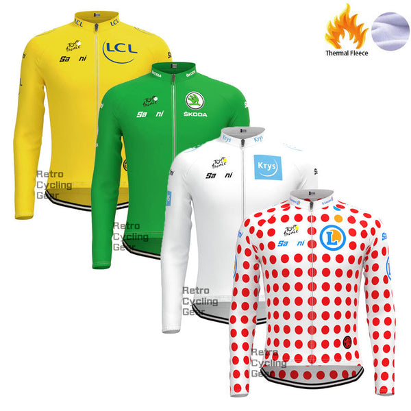 2022 Tour De France Fleece Long Sleeves Jerseys