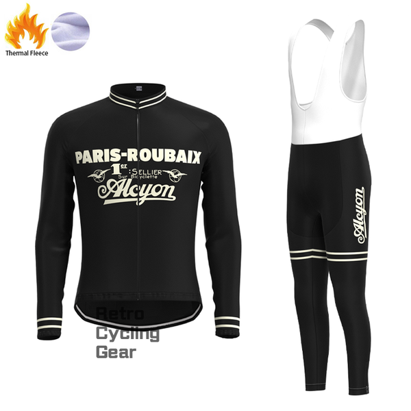 Paris Roubaix Black Fleece Retro Cycling Kits