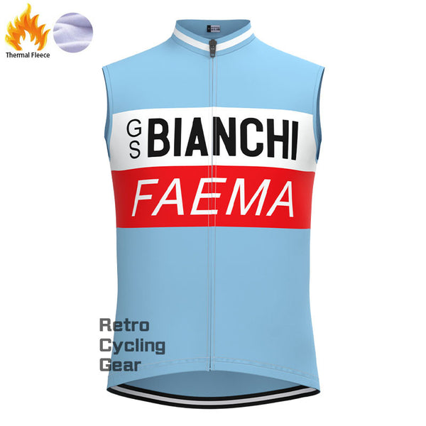BIANCHI Fleece Retro Cycling Vest
