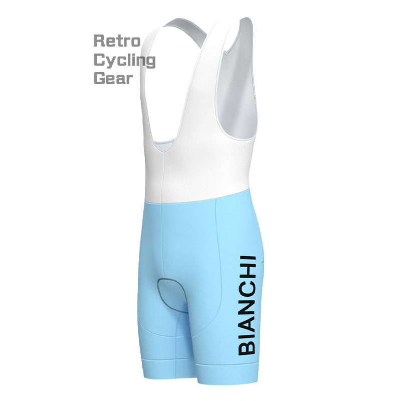 Bianchi Blue Retro Short Sleeve Cycling Kit