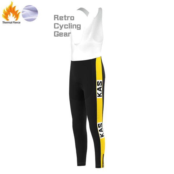 KAS Grey Fleece Retro Cycling Pants