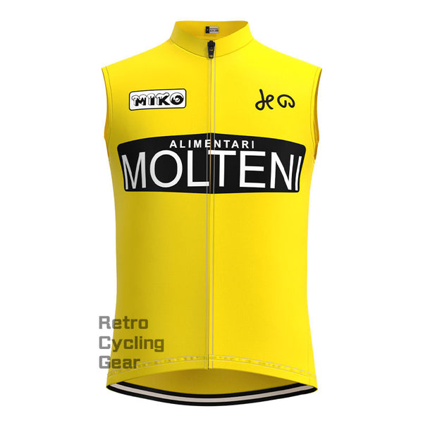 Molteni Yellow Retro Cycling Vest