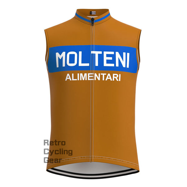 Molteni Brown Retro Cycling Vest