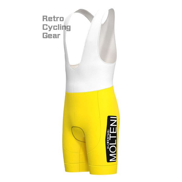 Molteni Yellow Retro Cycling Shorts