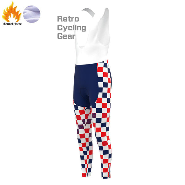 SPLENDOR Speckle Fleece Retro Cycling Pants