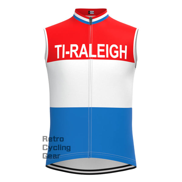 TI-Raleigh Red-Blue Retro Cycling Vest